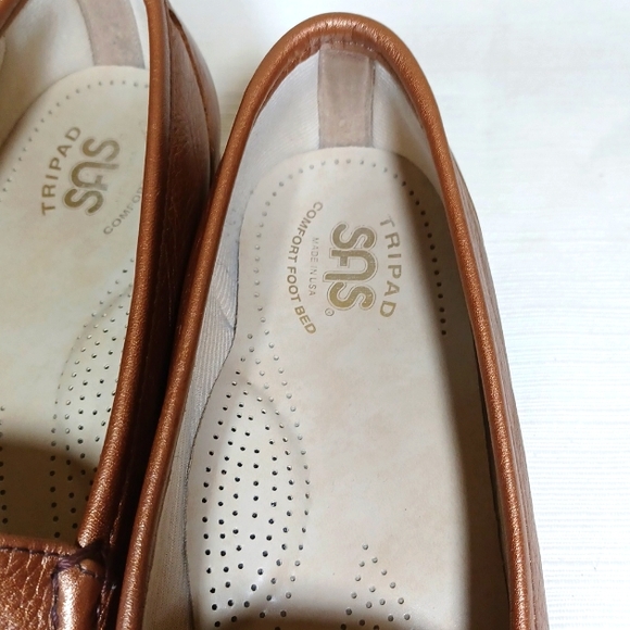 Sz 9M SAS Simplify Metallic Loafer - Picture 7 of 8